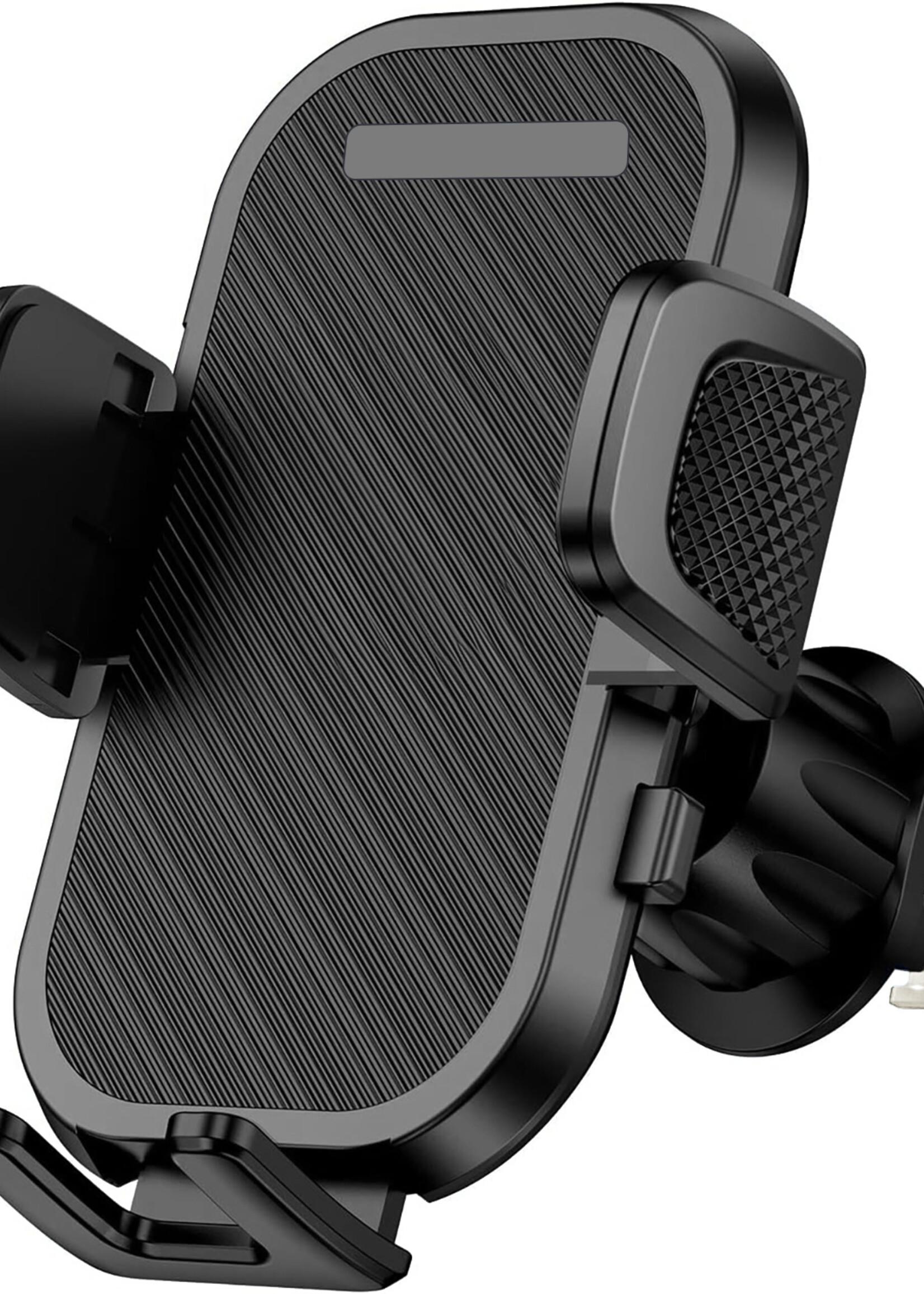 LUQ Telefoonhouders Auto Ventilatie Rooster Universeel Telefoonhouder Auto Draaibaar - Auto Telefoonhouder Verstelbaar Auto Accessoires - Zwart