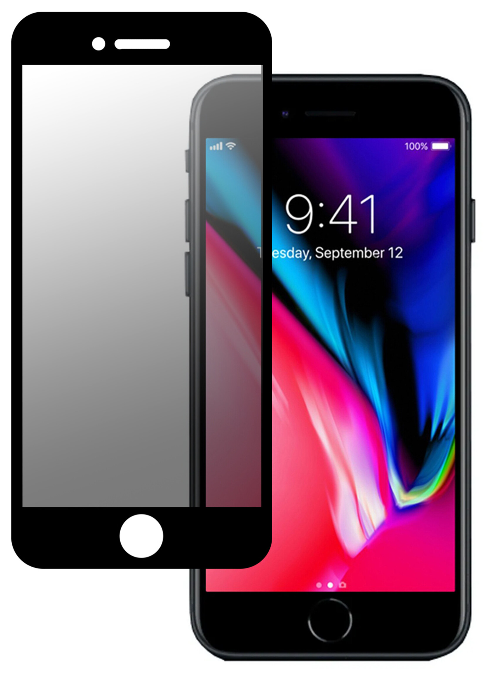 LUQ Screenprotector Geschikt voor iPhone 6s Privacy Screenprotector Bescherm Glas - Privacy Screenprotector Geschikt voor iPhone 6s Screenprotector Glas