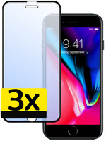 LUQ LUQ iPhone 6s Plus Screenprotector Glas Full Cover 3D - 3 PACK