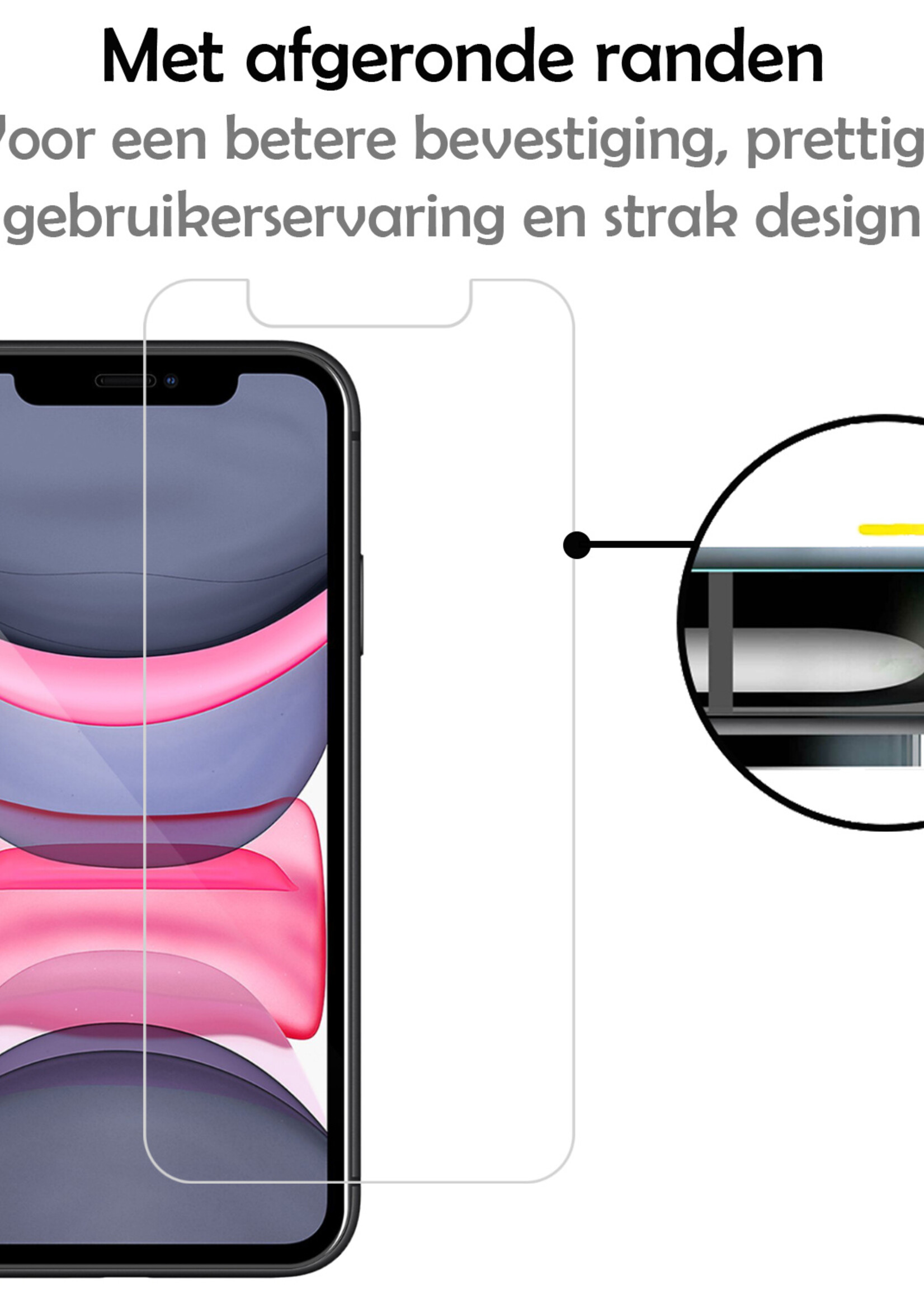 LUQ Screenprotector Geschikt voor iPhone 11 Pro Screenprotector Volledig - Screenprotector Geschikt voor iPhone 11 Pro Screenprotector Bescherm Glas - 3 Stuks