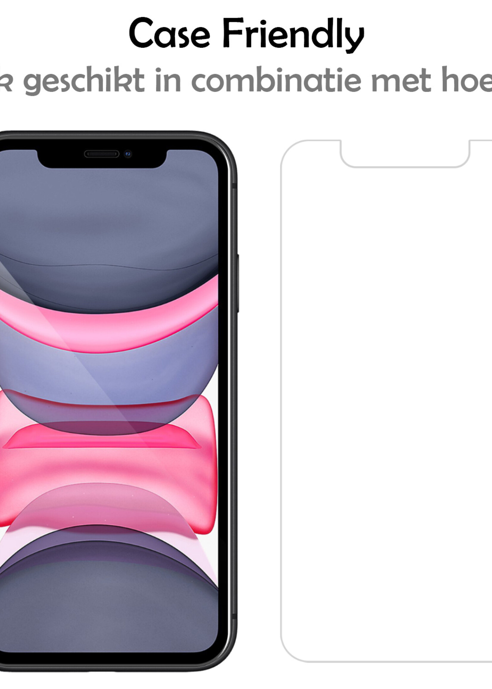 LUQ Screenprotector Geschikt voor iPhone 11 Pro Screenprotector Volledig - Screenprotector Geschikt voor iPhone 11 Pro Screenprotector Bescherm Glas - 3 Stuks