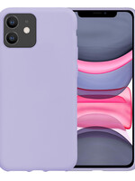 LUQ LUQ iPhone 11 Pro Hoesje Siliconen - Lila