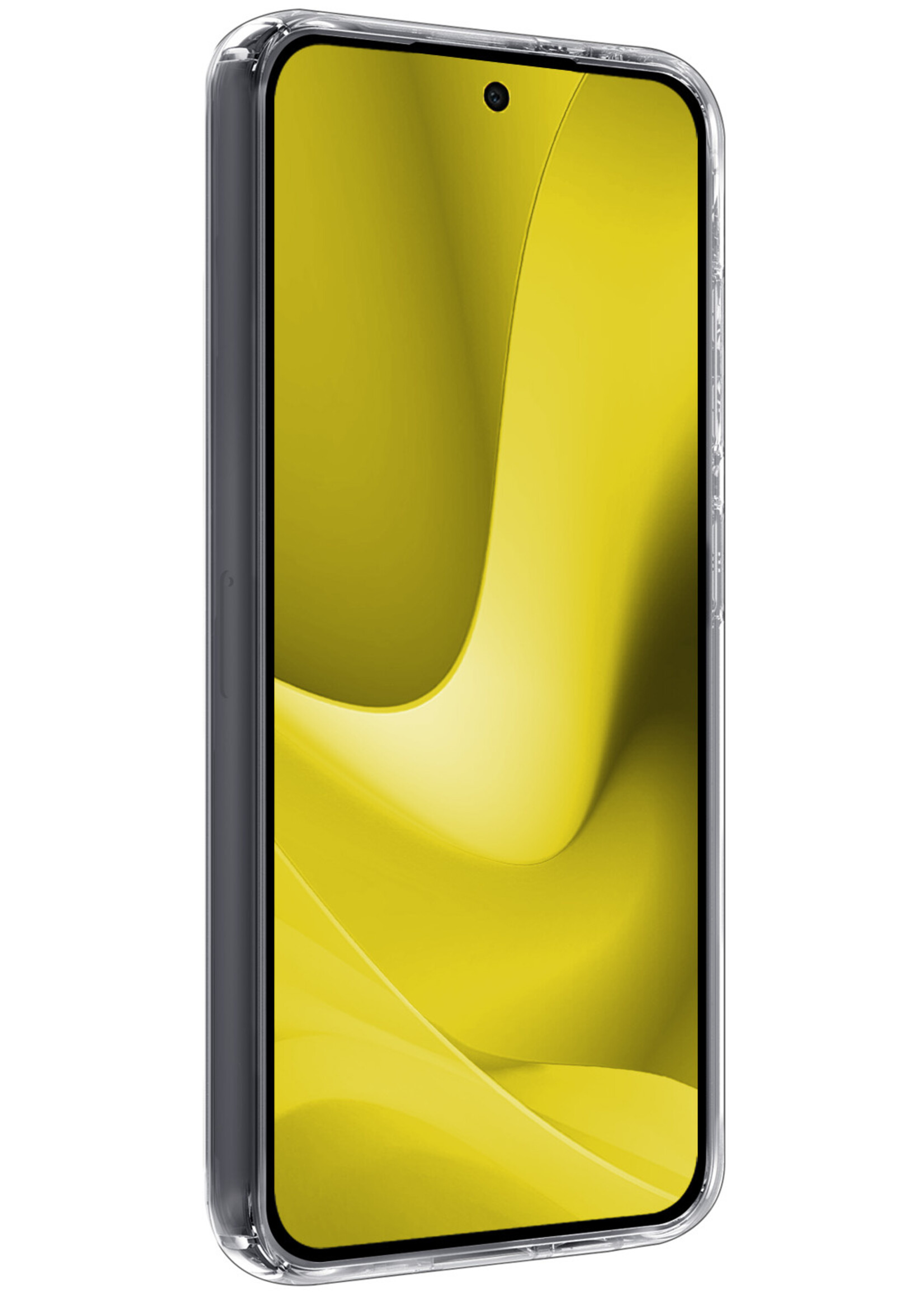 LUQ Hoesje Geschikt voor OPPO A79 Hoesje Siliconen Case Met 2x Screenprotector - Hoes Geschikt voor OPPO A79 Hoes Siliconen - Transparant