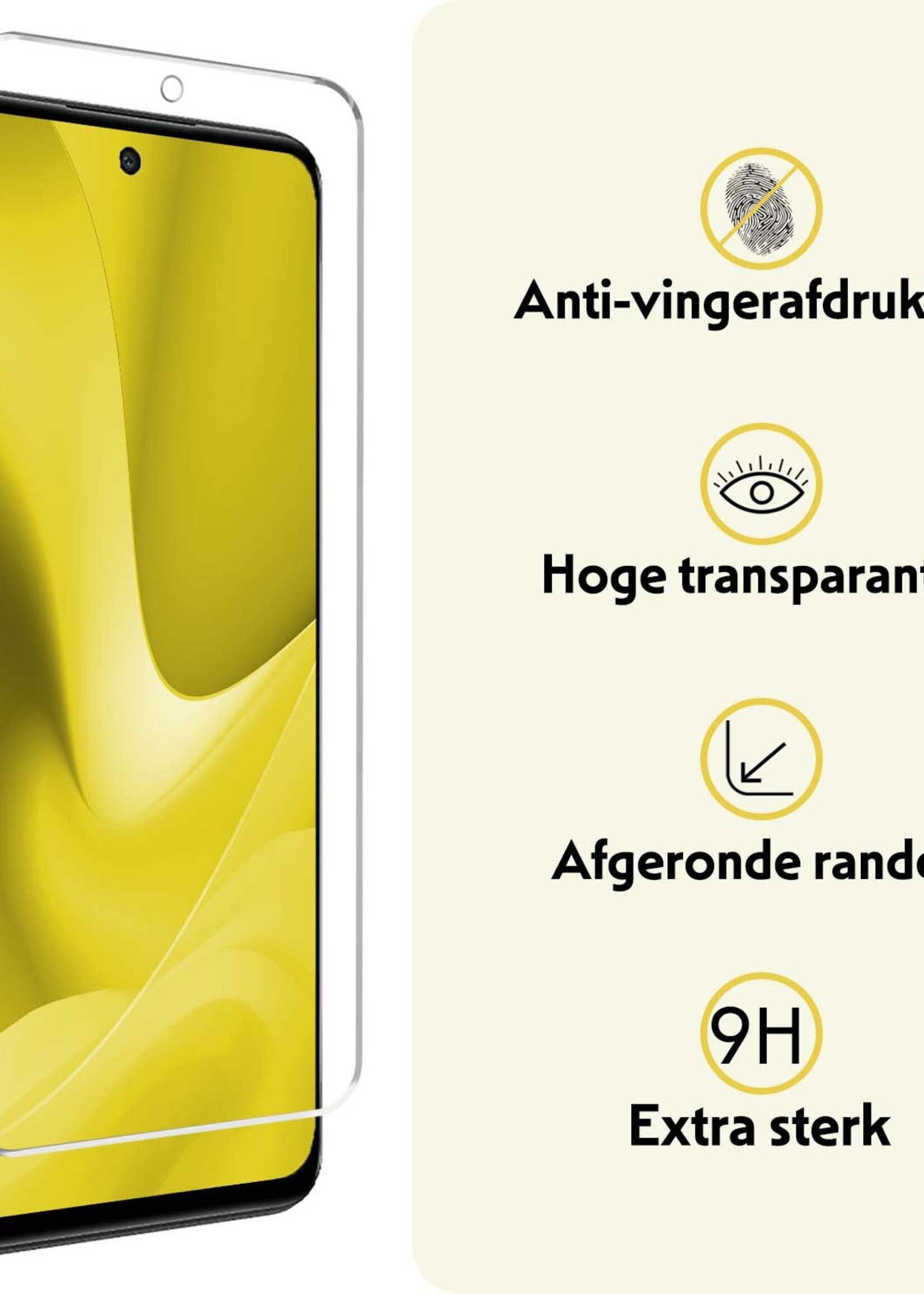 LUQ Hoesje Geschikt voor OPPO A79 Hoesje Siliconen Case Met 2x Screenprotector - Hoes Geschikt voor OPPO A79 Hoes Siliconen - Transparant