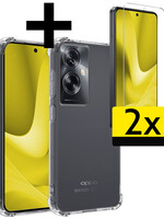 LUQ LUQ OPPO A79 Hoesje Shockproof Met 2x Screenprotector