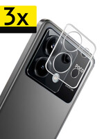 LUQ LUQ Xiaomi Poco X6 Camera Screenprotector - 3 PACK