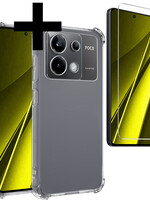 LUQ LUQ Xiaomi Poco X6 Hoesje Shockproof Met Screenprotector