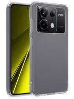 LUQ LUQ Xiaomi Poco X6 Hoesje Siliconen - Transparant