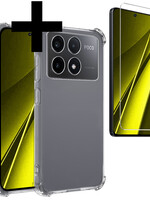LUQ LUQ Xiaomi Poco X6 Pro Hoesje Shockproof Met Screenprotector