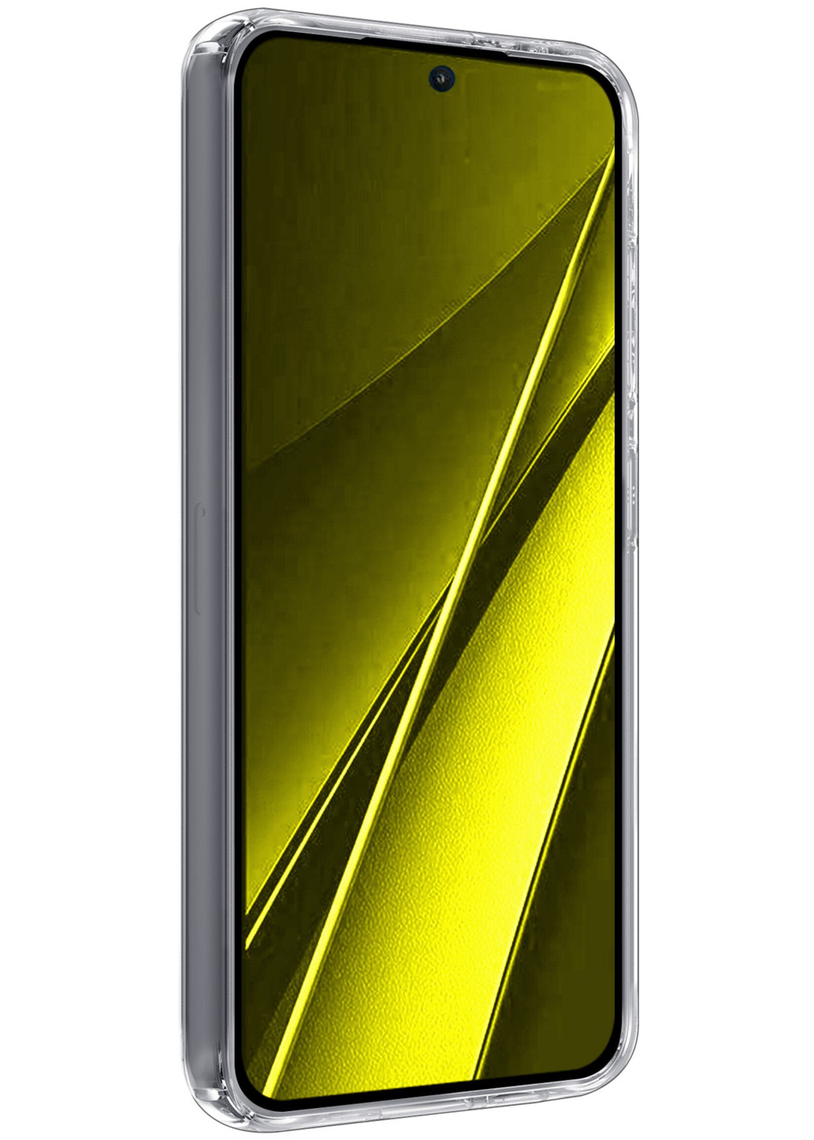 LUQ Hoesje Geschikt voor Xiaomi Poco X6 Pro 5G Hoesje Siliconen Case - Hoes Geschikt voor Xiaomi Poco X6 Pro Hoes Siliconen - Transparant