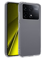 LUQ LUQ Xiaomi Poco X6 Pro Hoesje Siliconen - Transparant - 2 PACK