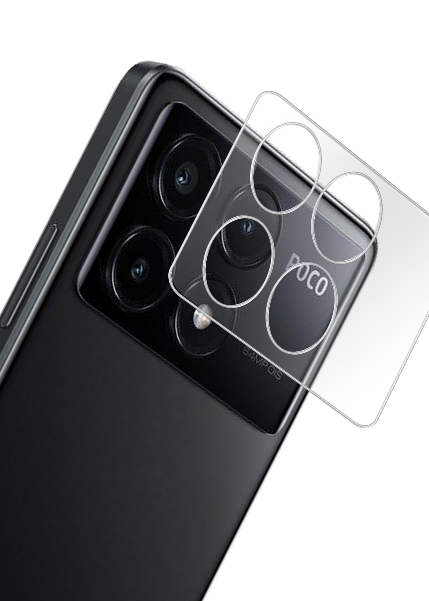 LUQ Screenprotector Geschikt voor Xiaomi Poco X6 Pro 5G Camera Screenprotector Tempered Glass - Screenprotector Geschikt voor Xiaomi Poco X6 Pro Screenprotector Camera Screenprotector
