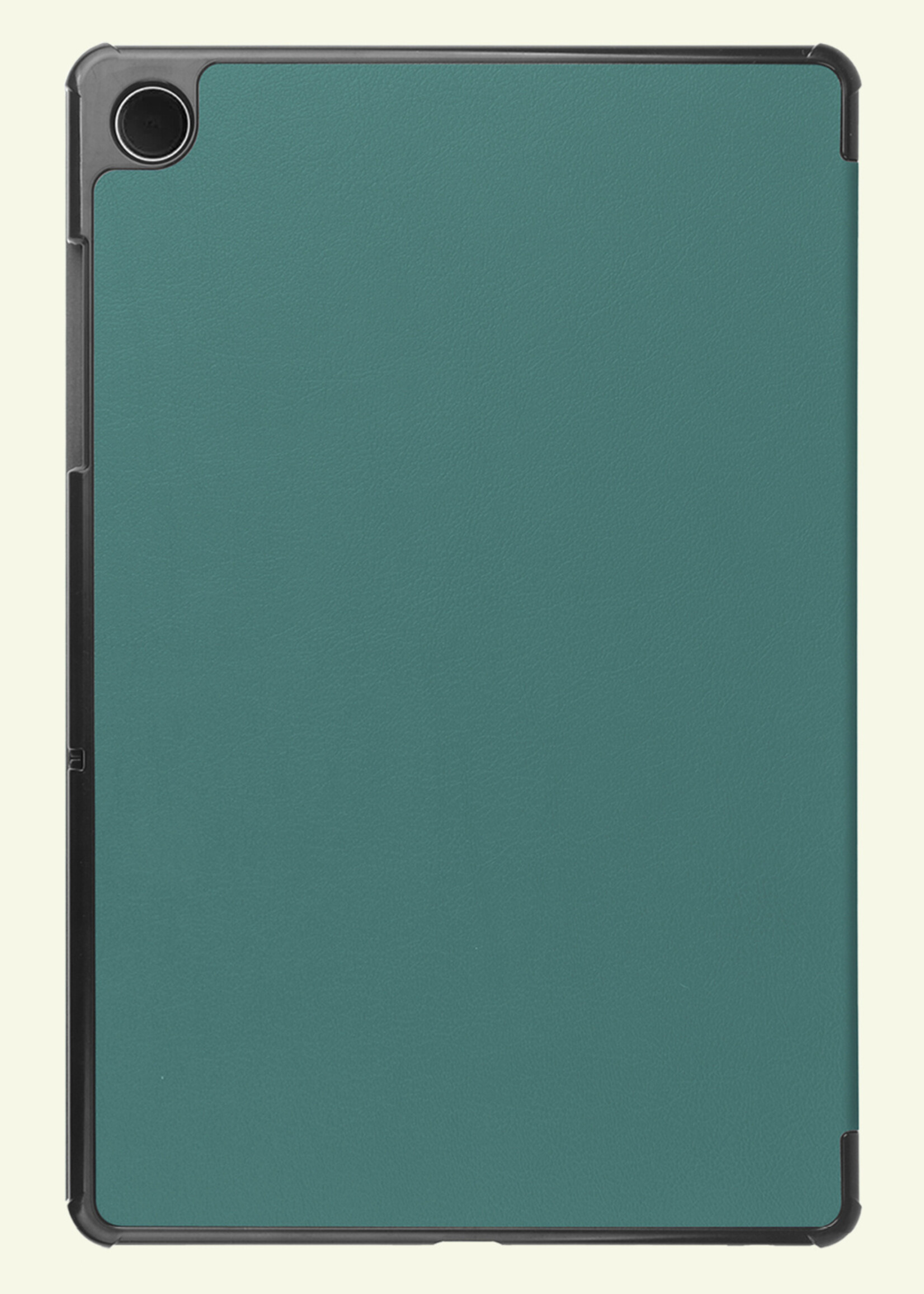 LUQ Hoes Geschikt voor iPad 10.2 2020 Hoes Luxe Hoesje Case Met Uitsparing Geschikt voor Apple Pencil Met Screenprotector - Hoesje Geschikt voor iPad 8 Hoes Cover - Donkergroen