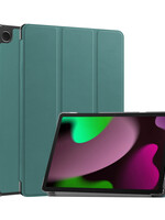 LUQ LUQ iPad 10.2 2021 Hoesje Met Uitsparing Apple Pencil - Donkergroen