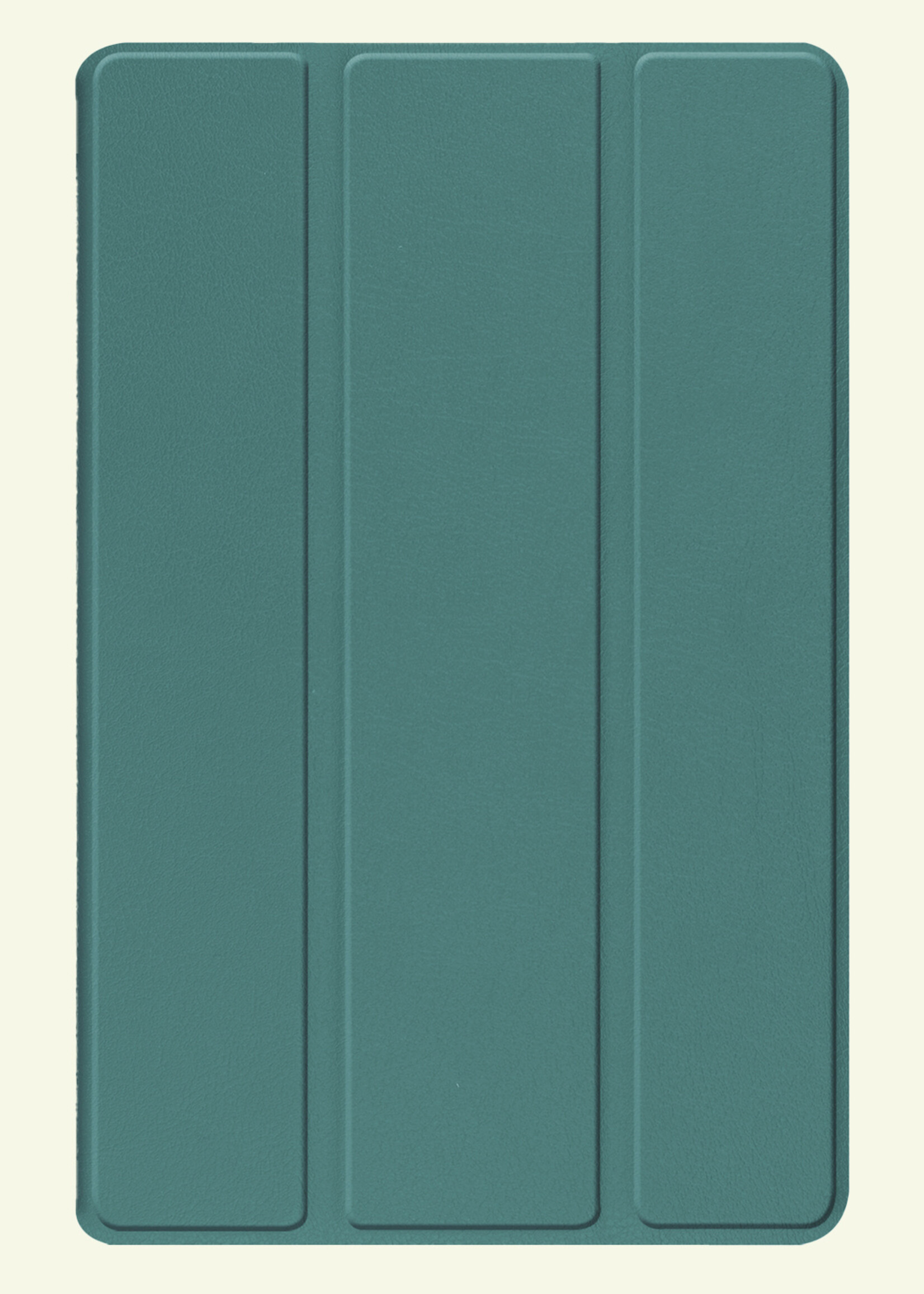 LUQ Hoes Geschikt voor iPad 10.2 2019 Hoes Luxe Hoesje Case Met Uitsparing Geschikt voor Apple Pencil - Hoesje Geschikt voor iPad 7 Hoes Cover - Donkergroen