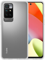 LUQ LUQ Xiaomi Redmi 10 2022 Hoesje Siliconen - Transparant