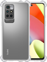 LUQ LUQ Xiaomi Redmi 10 2022 Hoesje Shockproof - Transparant