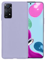 LUQ LUQ Xiaomi Redmi Note 11s Hoesje Siliconen - Lila