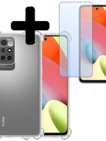 LUQ LUQ Xiaomi Redmi 10 2022 Hoesje Shockproof Met Screenprotector