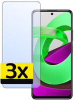 LUQ LUQ Xiaomi Poco M4 Pro 5G Screenprotector Glas - 3 PACK