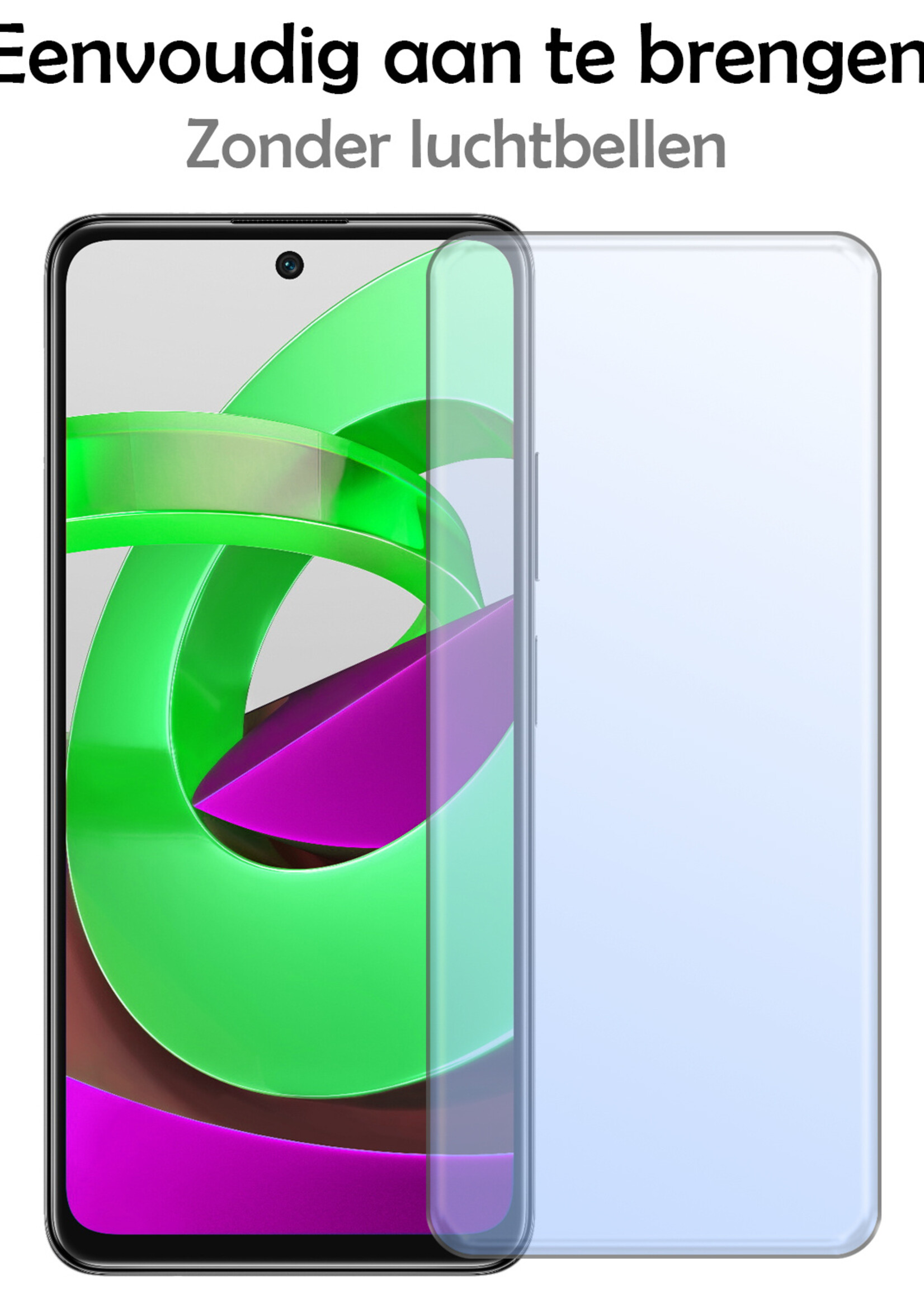LUQ Screenprotector Geschikt voor Xiaomi Poco M4 Pro 5G Screenprotector Beschermglas Gehard Glas - Screenprotector Geschikt voor Xiaomi Poco M4 Pro 5G Screenprotector Glas