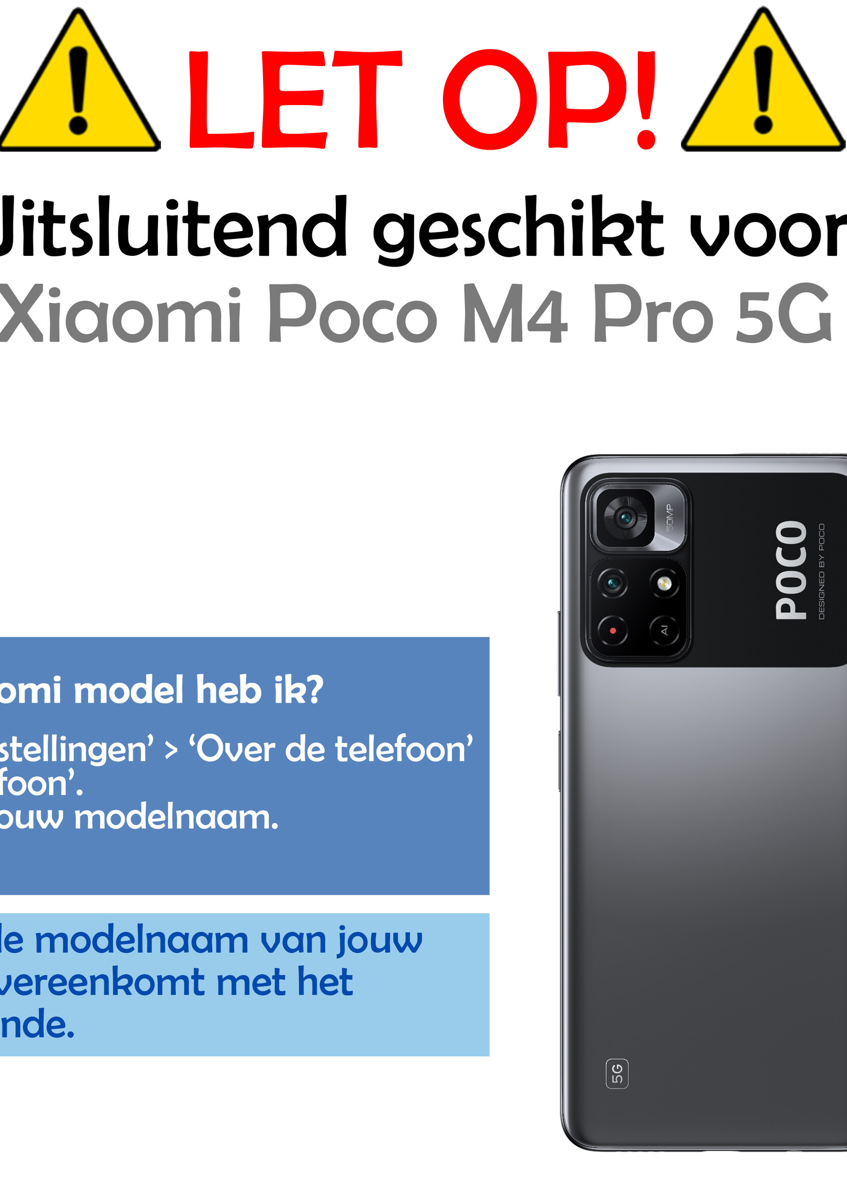 LUQ Screenprotector Geschikt voor Xiaomi Poco M4 Pro 5G Screenprotector Beschermglas Gehard Glas - Screenprotector Geschikt voor Xiaomi Poco M4 Pro 5G Screenprotector Glas - 3 Stuks