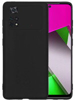 LUQ LUQ Xiaomi Poco M4 Pro 4G Hoesje Siliconen - Zwart