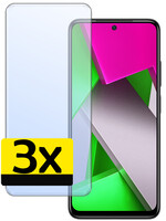 LUQ LUQ Xiaomi Poco M4 Pro 4G Screenprotector Glas - 3 PACK