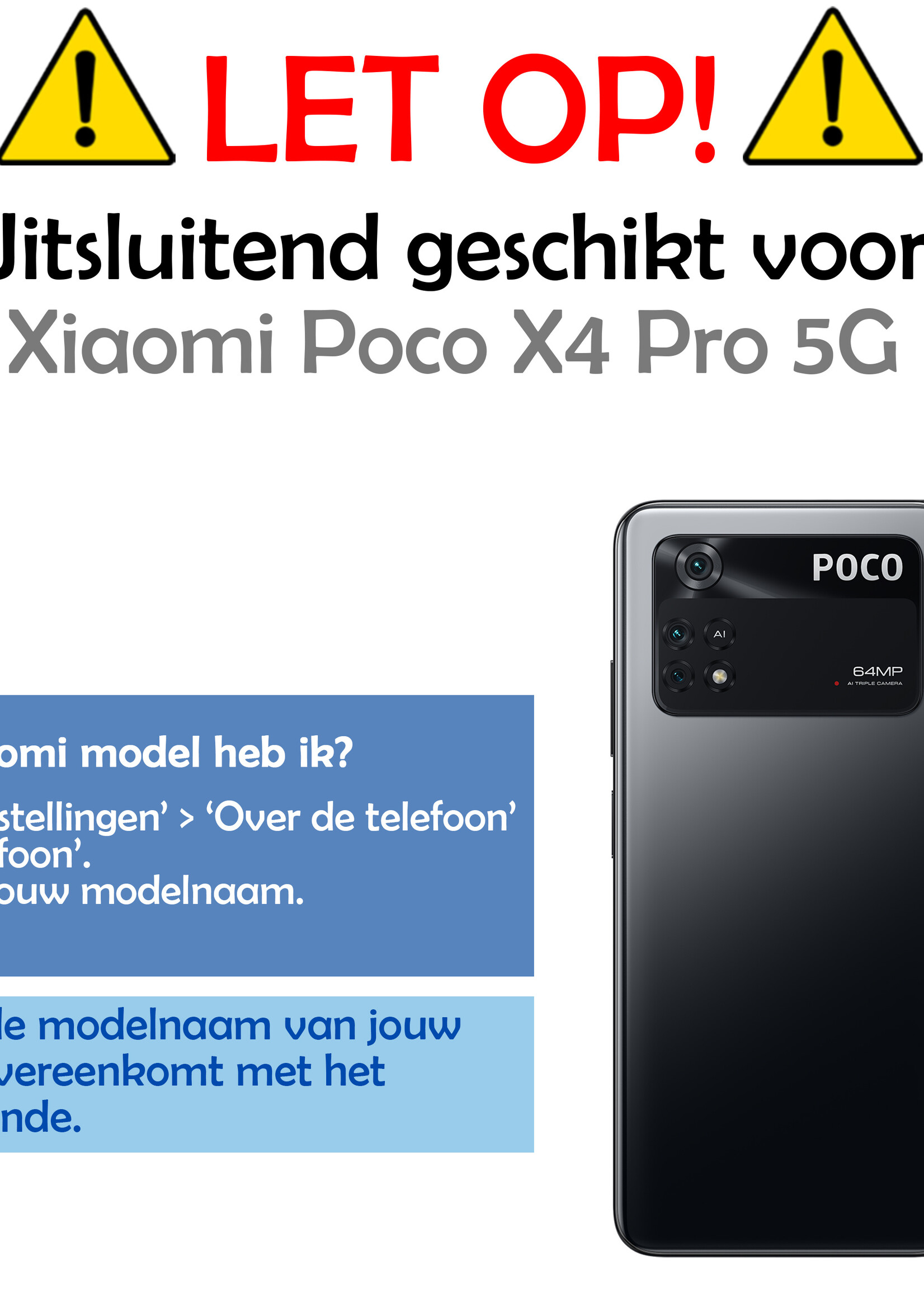 LUQ Xiaomi Poco X4 Pro 5G Hoesje Cover Siliconen Back Case Met 2x Screenprotector - Xiaomi Poco X4 Pro 5G Hoes - Wit
