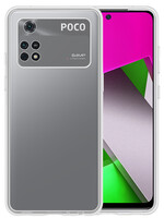 LUQ LUQ Xiaomi Poco X4 Pro 5G Hoesje Siliconen - Transparant