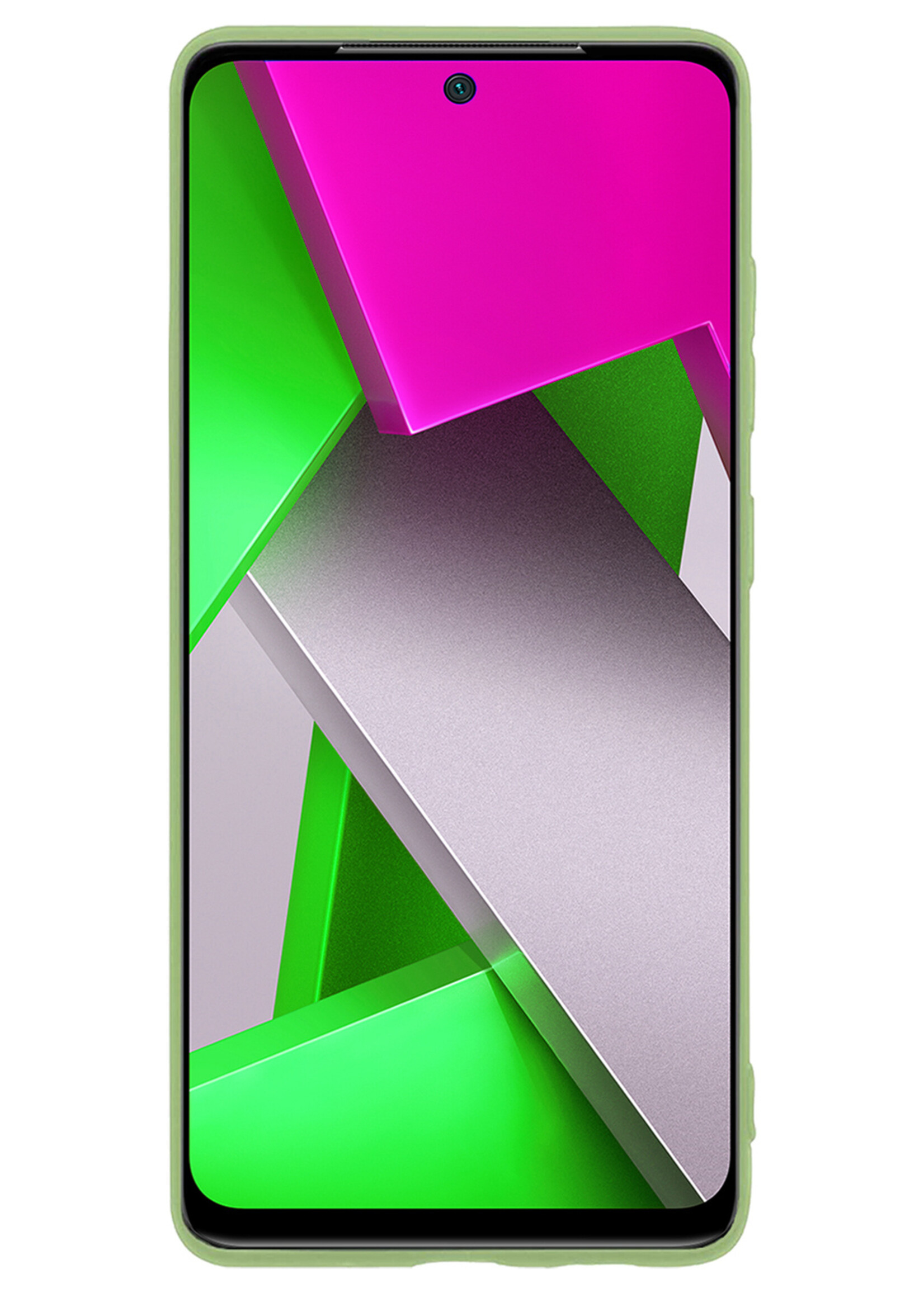 LUQ Xiaomi Poco X4 Pro 5G Hoesje Cover Siliconen Back Case - Poco X4 Pro 5G Hoes - Groen