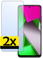 LUQ LUQ Xiaomi Poco X4 Pro 5G Screenprotector Glas - 2 PACK