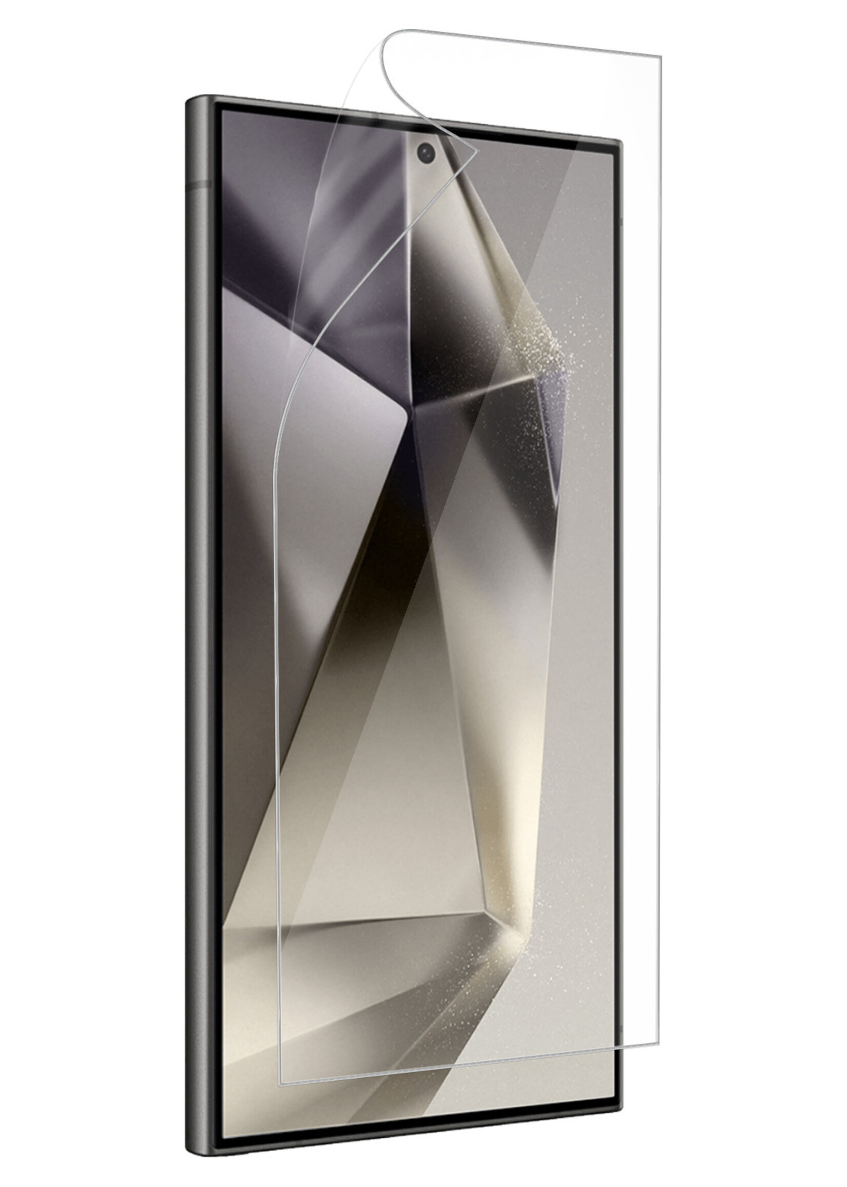 LUQ Screenprotector Folie Geschikt voor Samsung S24 Ultra Screenprotector Bescherm Folie Soft TPU - Screenprotector Folie Geschikt voor Samsung Galaxy S24 Ultra Screenprotector