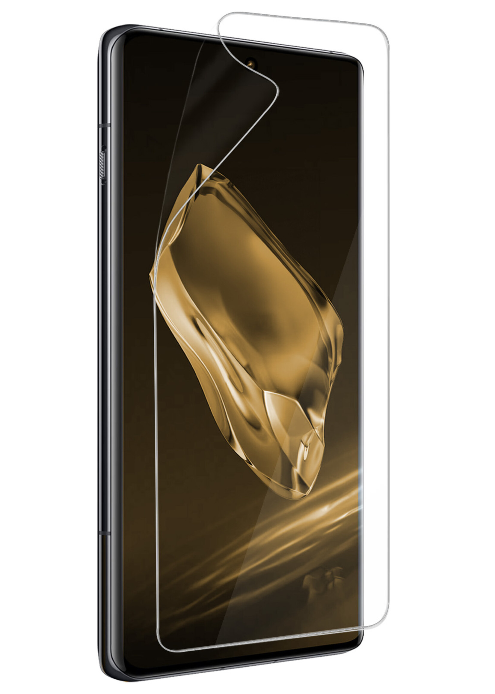 LUQ Screenprotector Folie Geschikt voor OnePlus 12R Screenprotector Bescherm Folie Soft TPU - Screenprotector Folie Geschikt voor OnePlus 12R Screenprotector