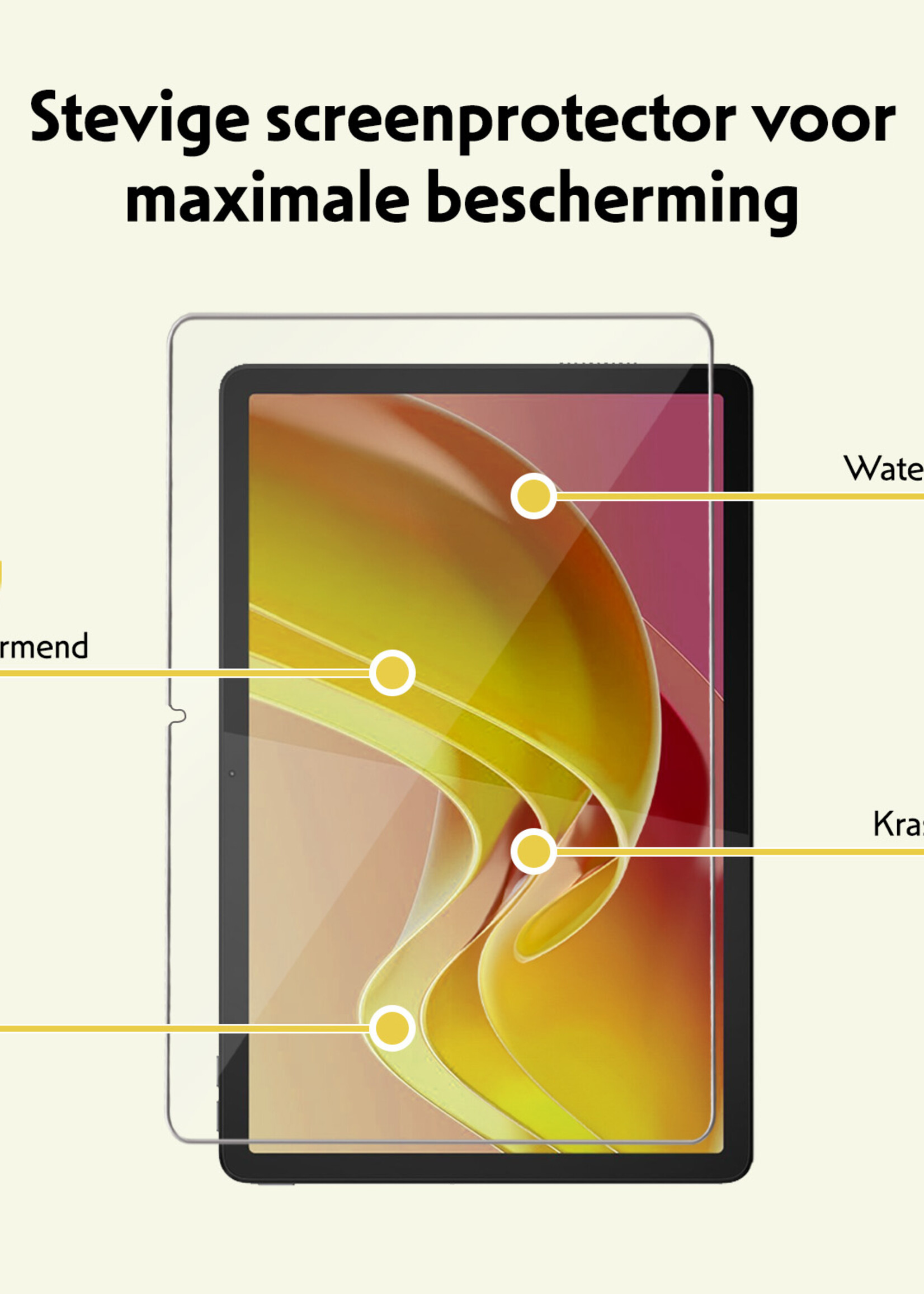 LUQ Screenprotector Geschikt voor Lenovo Tab M11 Screenprotector Bescherm Glas Tempered Glass Screen Protector - Screen Protector Geschikt voor Lenovo Tab M11 Screenprotector - 3 Stuks