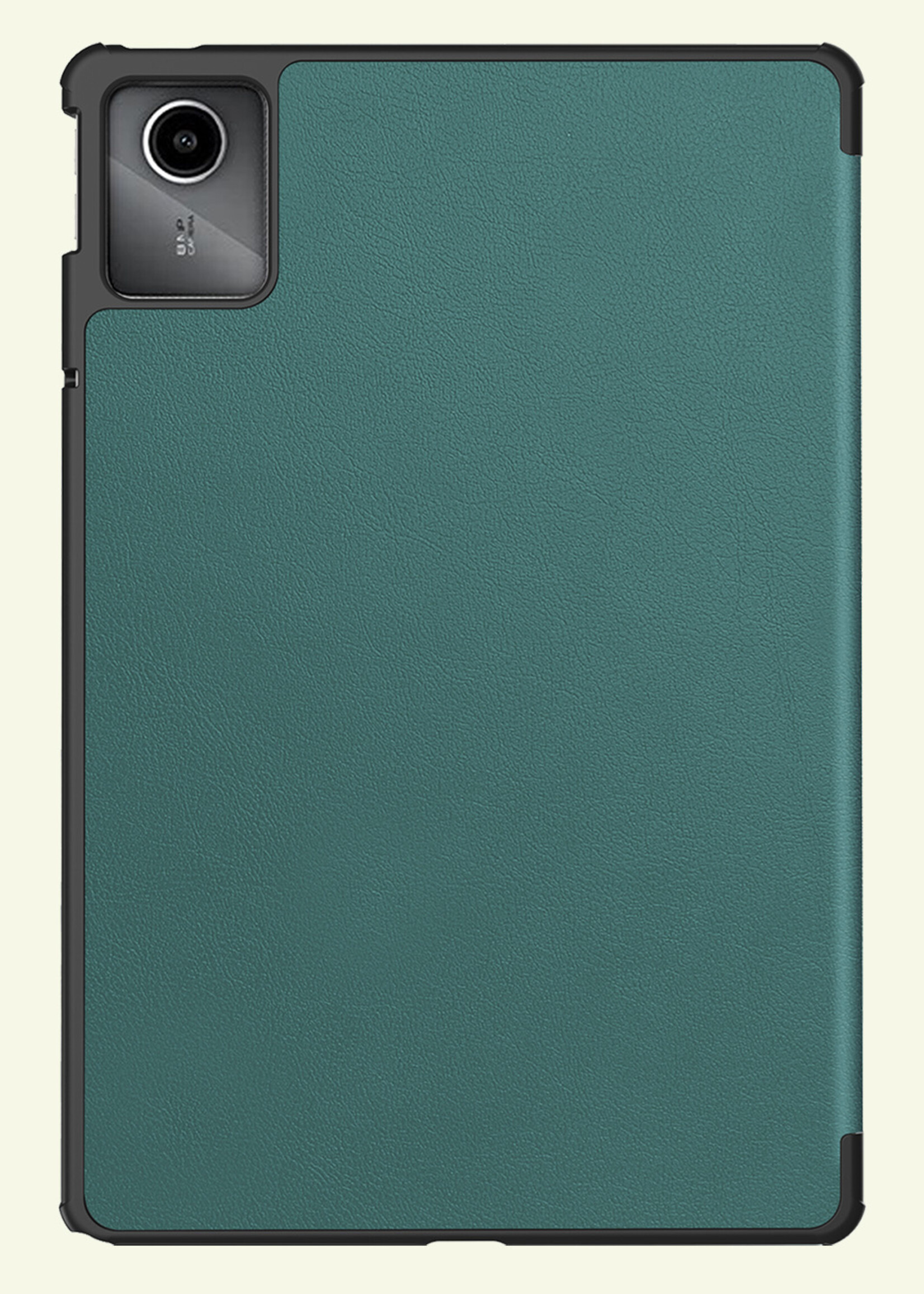 LUQ Hoes Geschikt voor Lenovo Tab M11 Hoes Luxe Hoesje Book Case - Hoesje Geschikt voor Lenovo Tab M11 (11 inch) Hoes Cover - Donkergroen