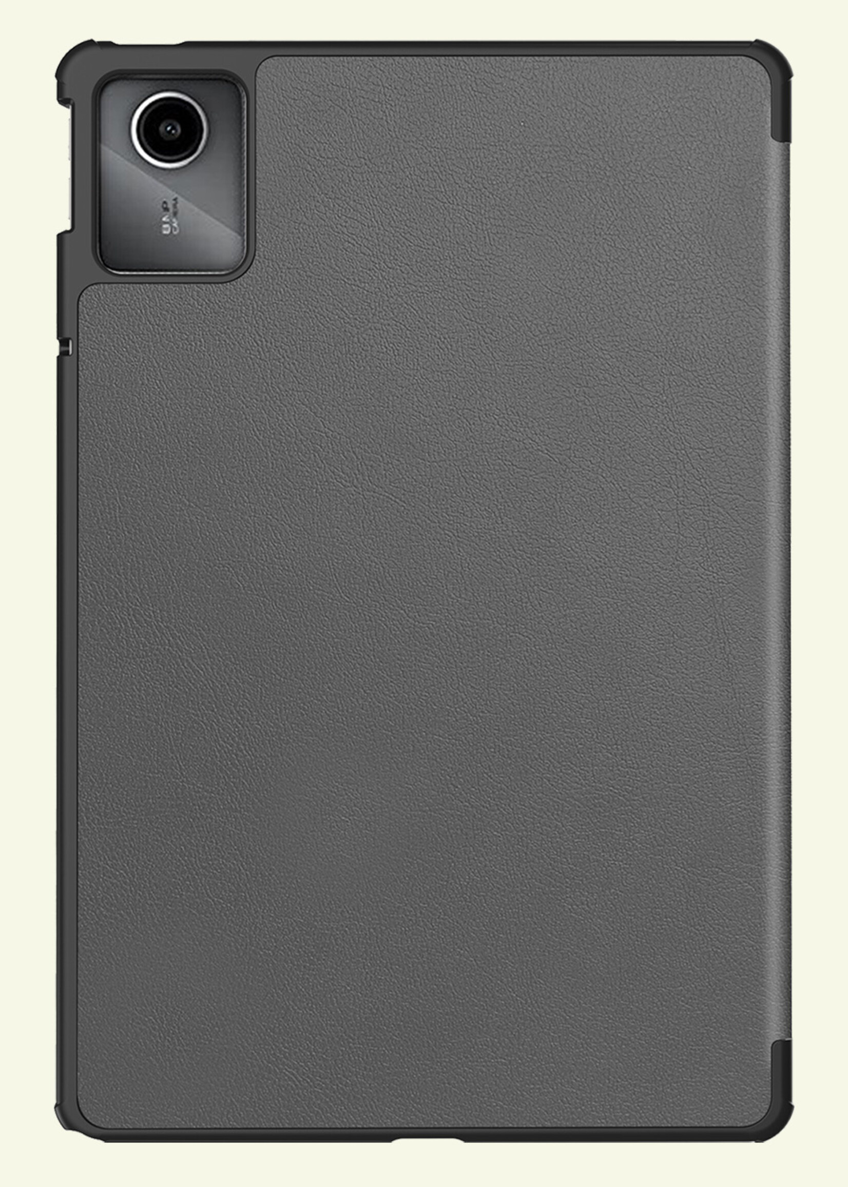 LUQ Hoes Geschikt voor Lenovo Tab M11 Hoes Luxe Hoesje Book Case - Hoesje Geschikt voor Lenovo Tab M11 (11 inch) Hoes Cover - Grijs