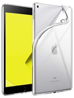 LUQ LUQ iPad 10.2 2021 Hoesje Siliconen - Transparant