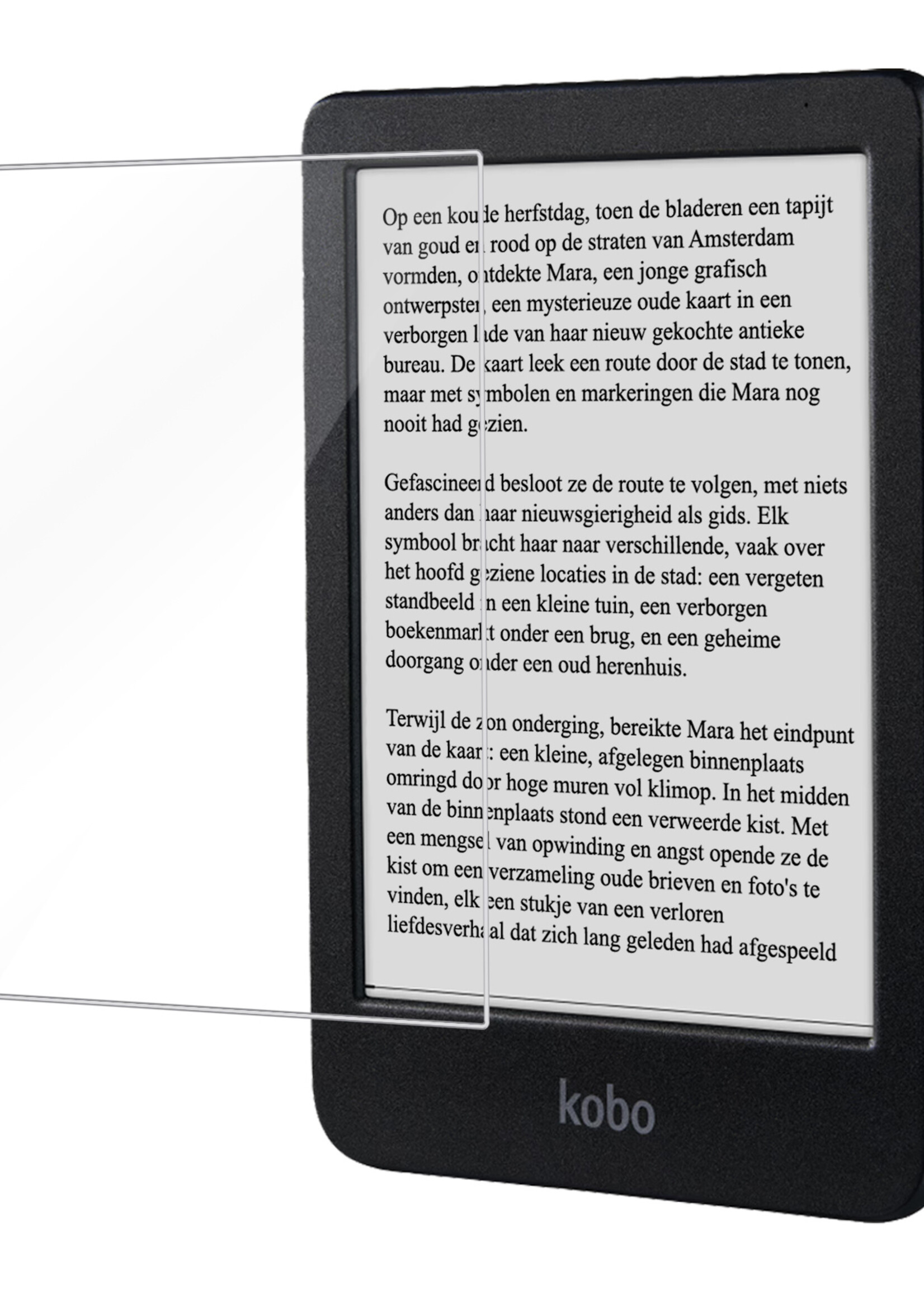 LUQ Screenprotector Geschikt voor Kobo Clara BW Screenprotector Bescherm Glas Gehard Screen Protector