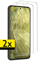 LUQ LUQ Google Pixel 8a Screenprotector Glas - 2 PACK