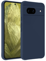 LUQ LUQ Google Pixel 8a Hoesje Siliconen - Donkerblauw