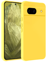 LUQ LUQ Google Pixel 8a Hoesje Siliconen - Geel