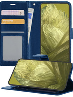 LUQ LUQ Google Pixel 8a Hoesje Bookcase - Donkerblauw