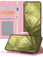 LUQ LUQ Google Pixel 8a Hoesje Bookcase - Lichtroze