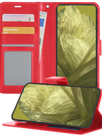 LUQ LUQ Google Pixel 8a Hoesje Bookcase - Rood