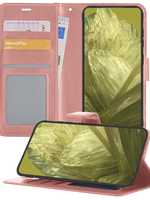 LUQ LUQ Google Pixel 8a Hoesje Bookcase - Rose Goud