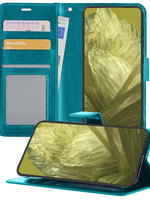 LUQ LUQ Google Pixel 8a Hoesje Bookcase - Turquoise