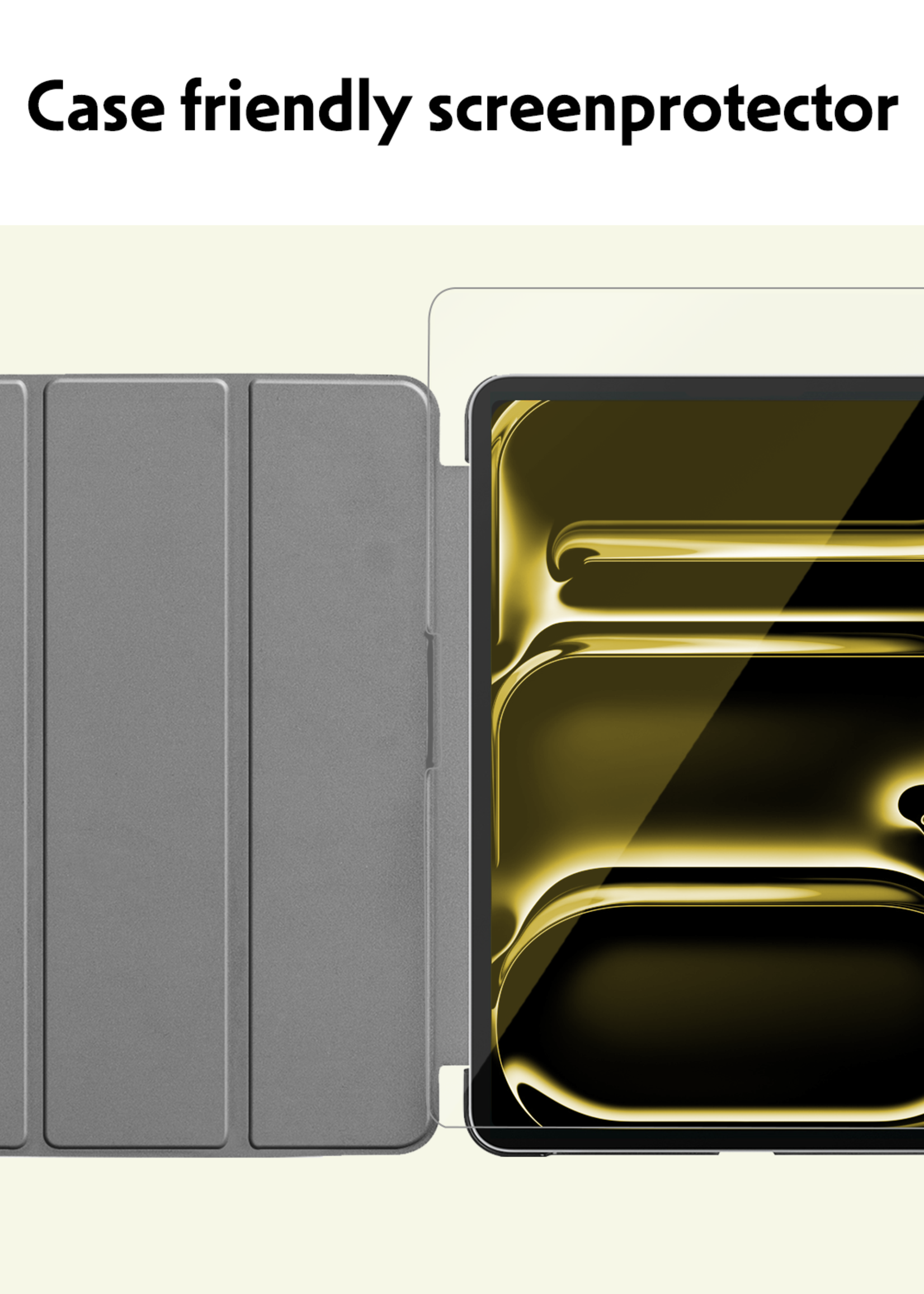 LUQ Screenprotector Geschikt voor iPad Pro 2024 (11 inch) Screenprotector Bescherm Glas Tempered Glass Screen Protector