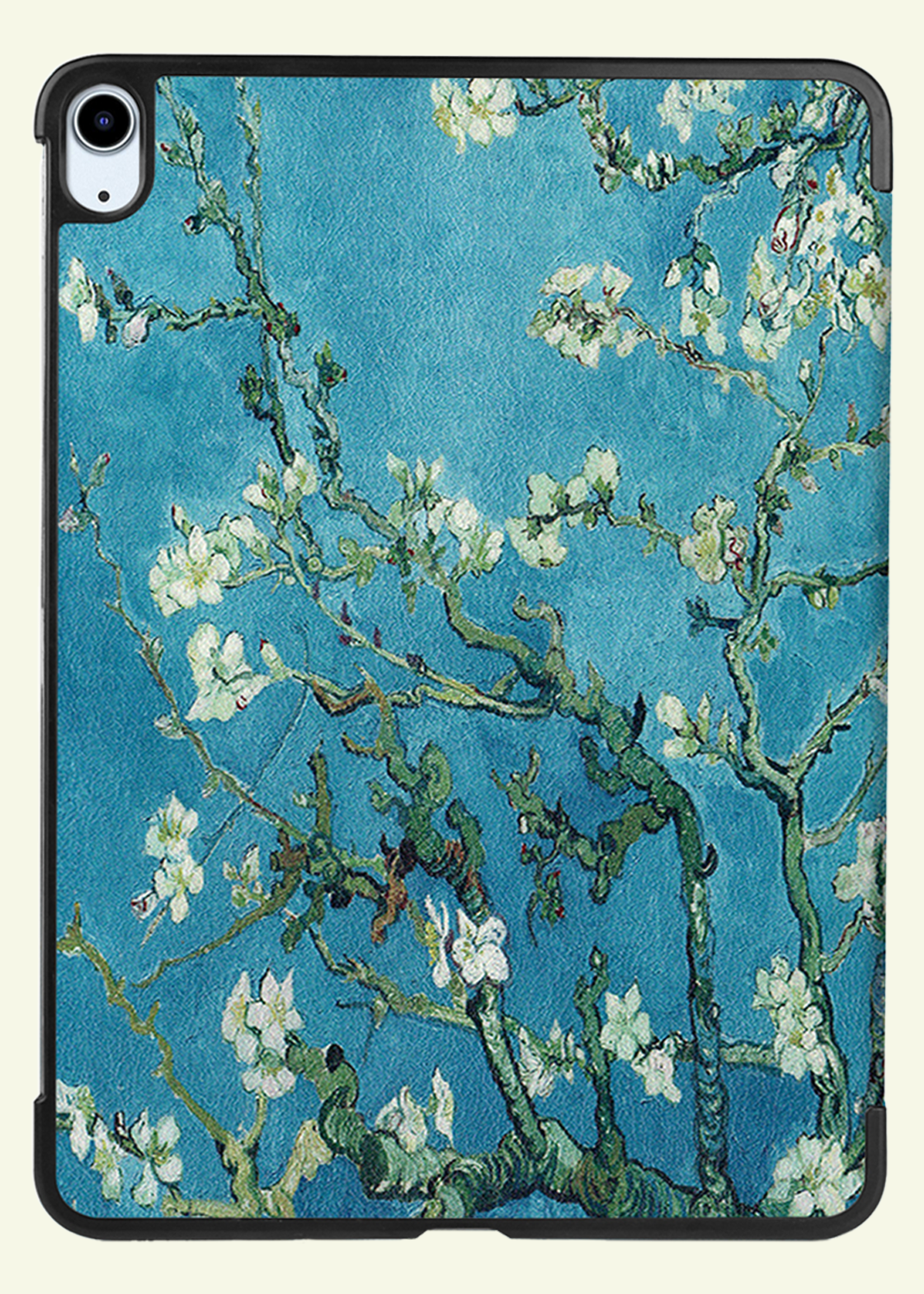 LUQ Hoes Geschikt voor iPad Air 6 (11 inch) Hoes Luxe Hoesje Book Case - Hoesje Geschikt voor iPad Air 2024 (11 inch) Hoes Cover - Bloesem