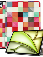 LUQ LUQ iPad Air 6 (11 inch) Hoesje - Blokken